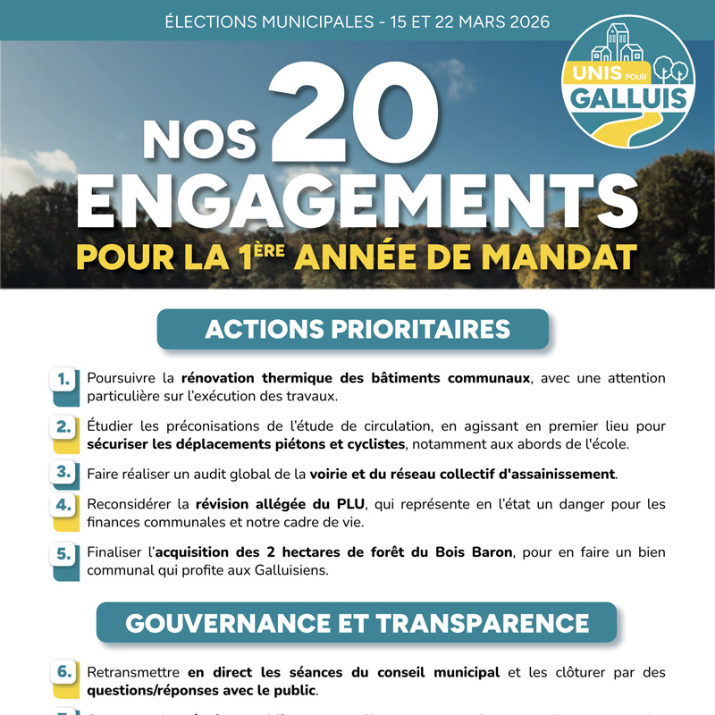 Après la Réunion Publique…